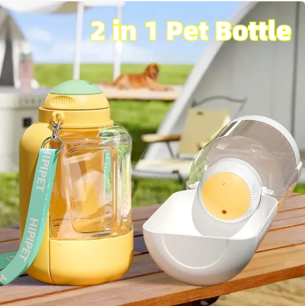 Pet Hydration & Snack Duo Bottle