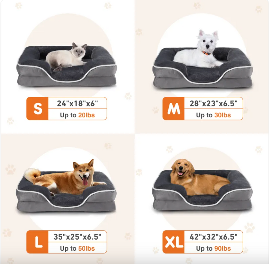Cloud Comfort Memory Foam Pet Bed