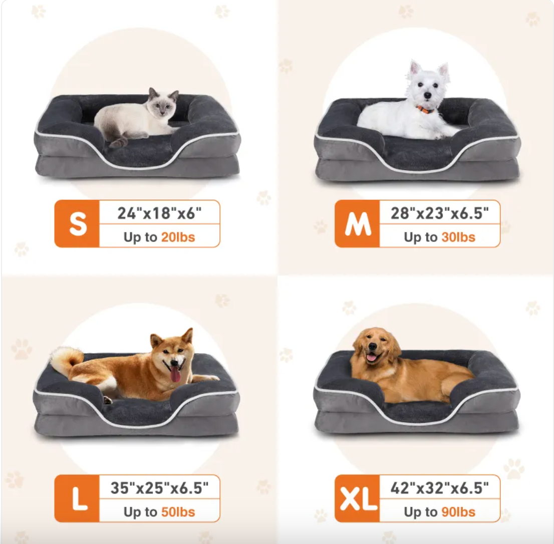 Cloud Comfort Memory Foam Pet Bed