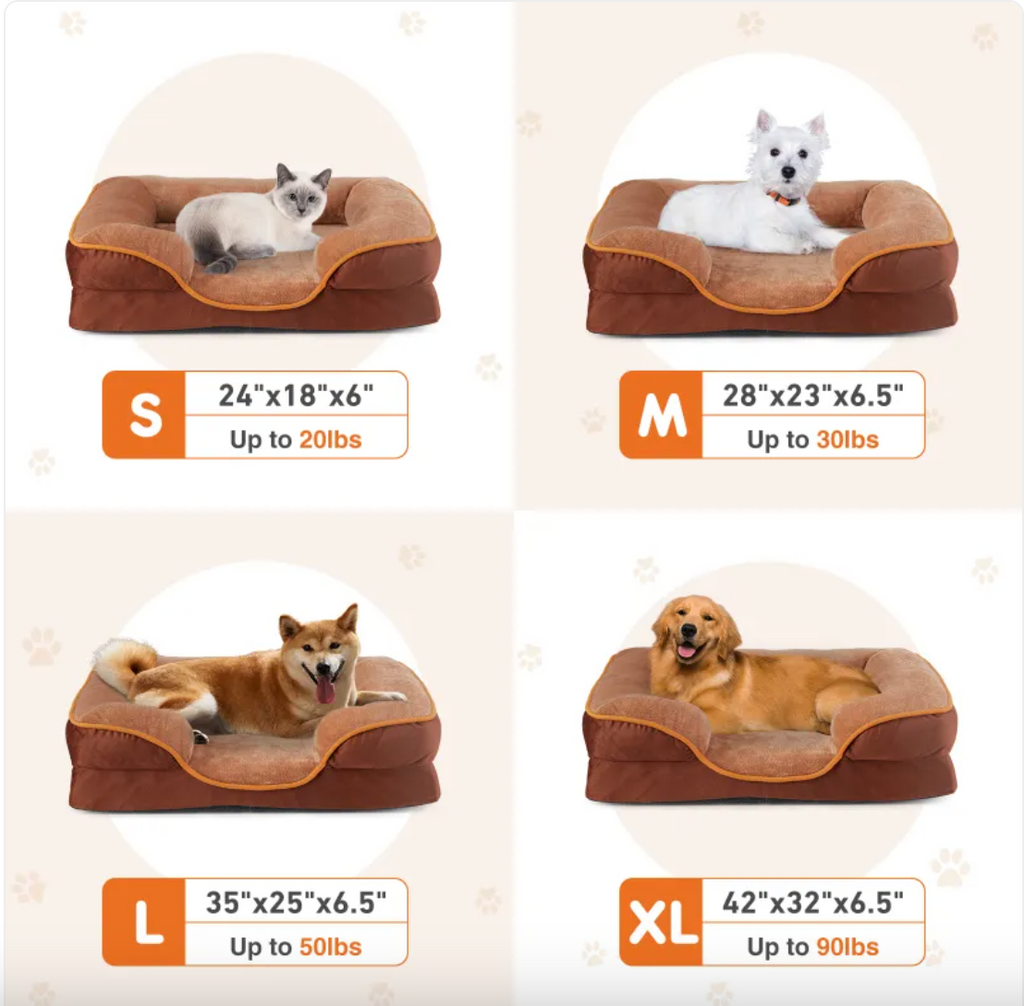 Cloud Comfort Memory Foam Pet Bed