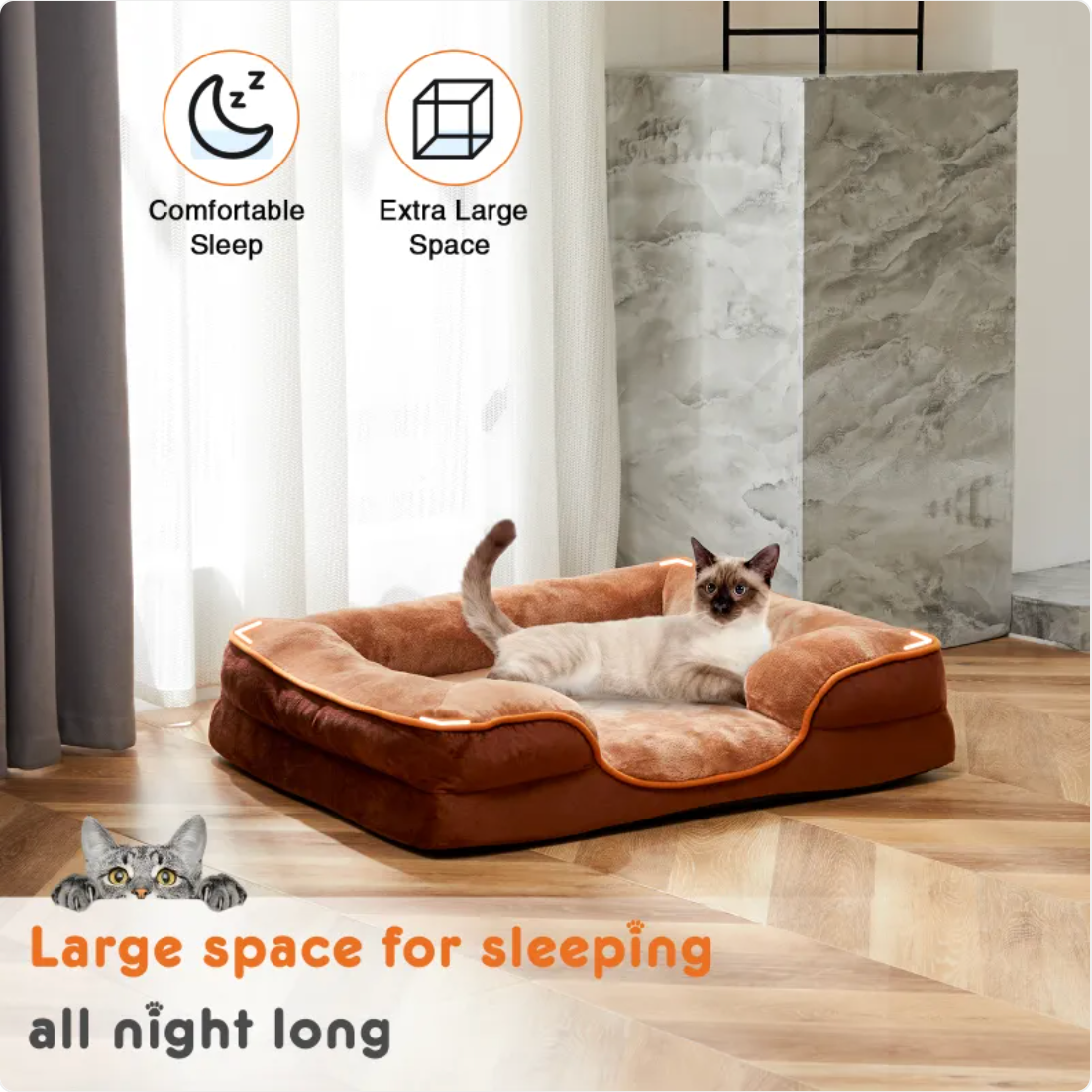 Cloud Comfort Memory Foam Pet Bed