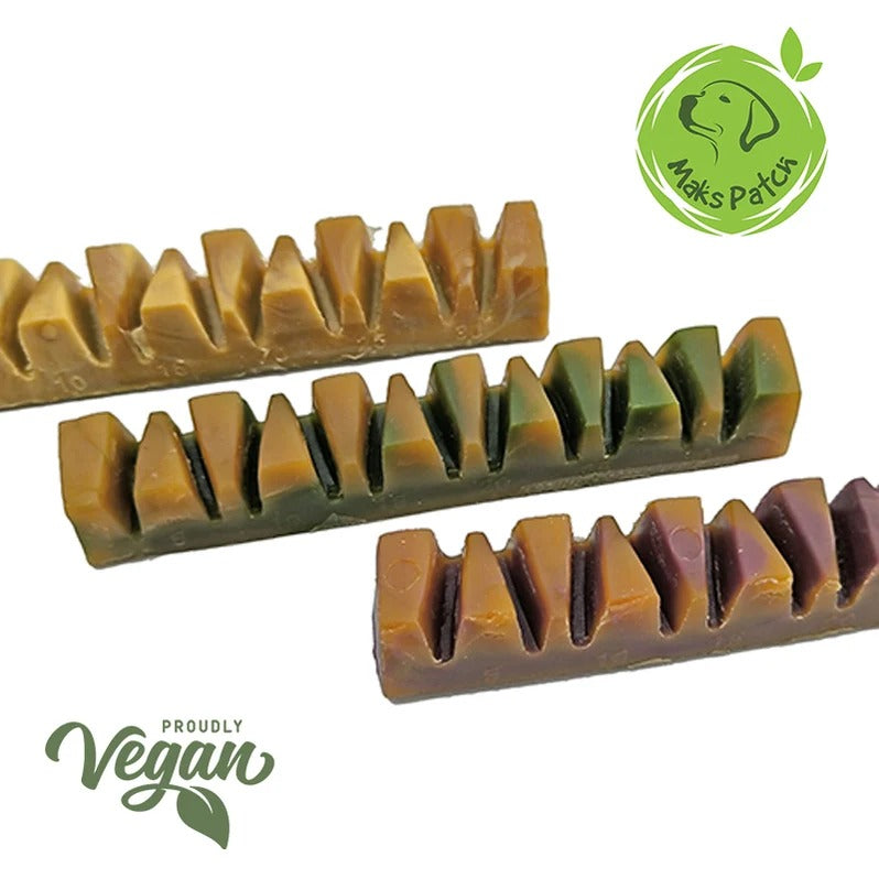 Maks’ Patch "Break A Bar" Multi-Flavour Vegan Dog Treats – 5-Pack Bundle