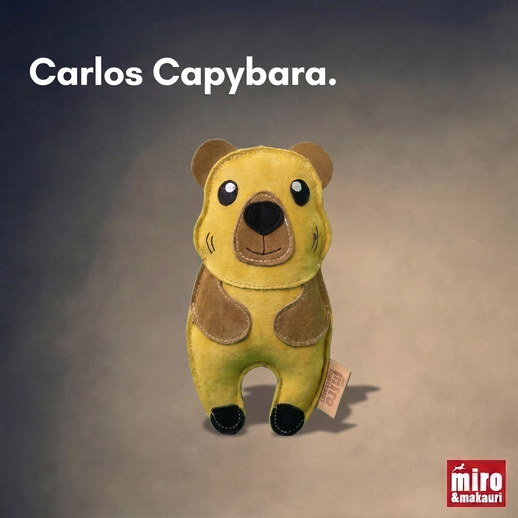 Eco Dog Toys By Miro & Makauri - Carlos Capybara