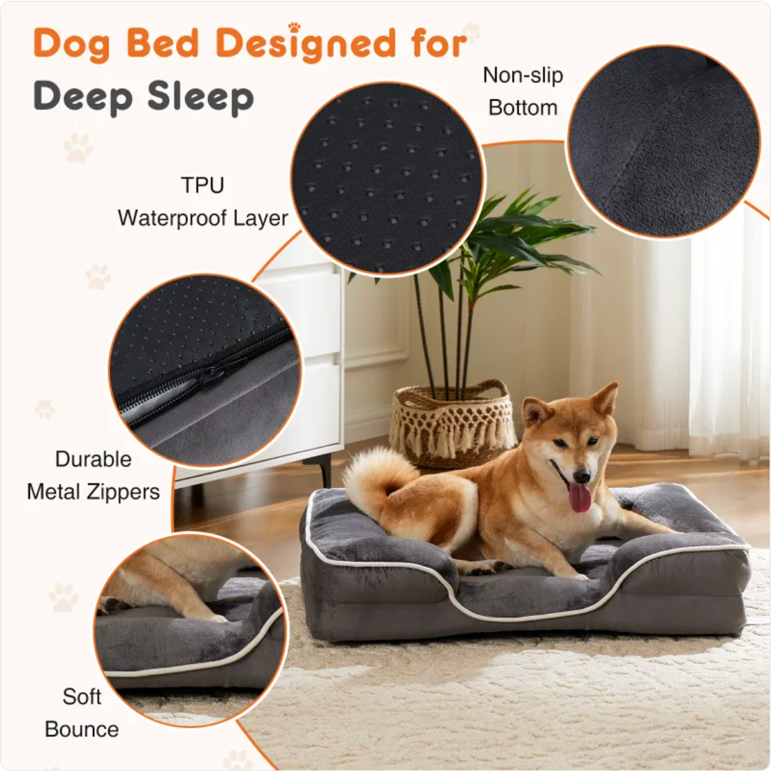 Cloud Comfort Memory Foam Pet Bed