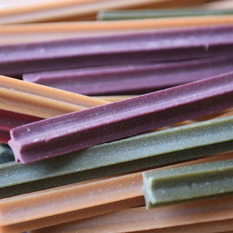 Vegan Dog Treats - Fruit & Veg Star Sticks - added Coconut Oil - 5 pack bundle